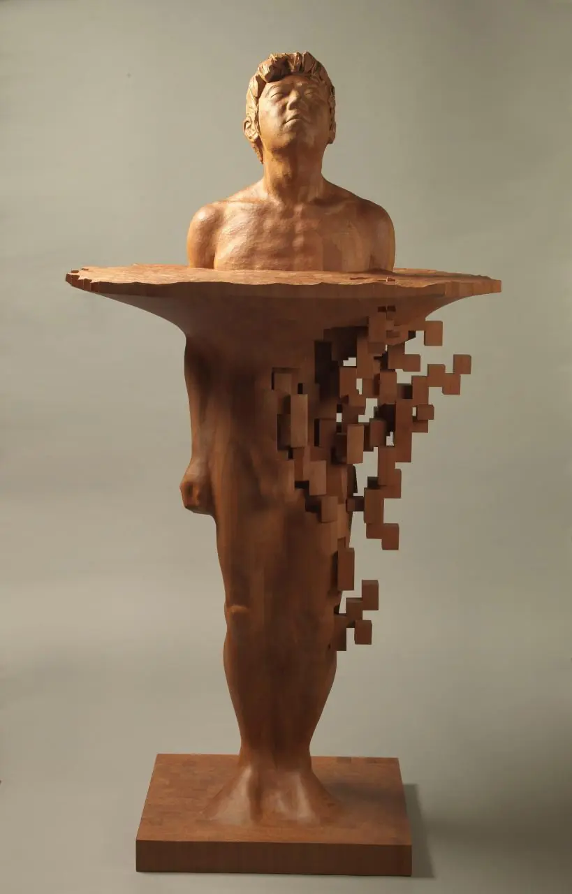 Un artista taiwanés crea esculturas humanas