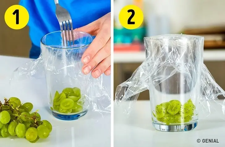 Trucos domésticos geniales, Necesitas envoltura de plástico