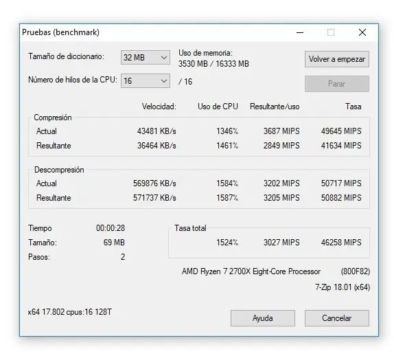 Análisis completo de Ryzen 2700x y 2600x