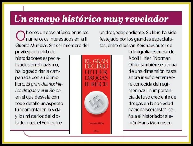 Drogas en el III Reich [en las venas de Hitler...]