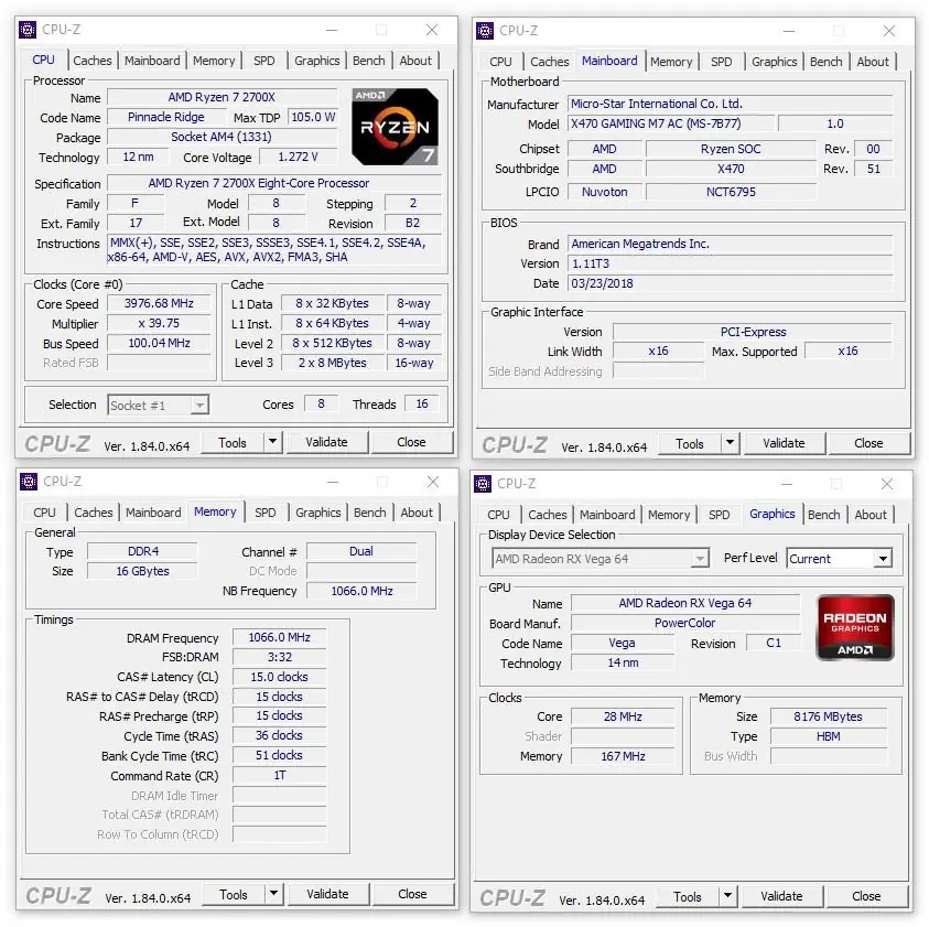Análisis completo de Ryzen 2700x y 2600x