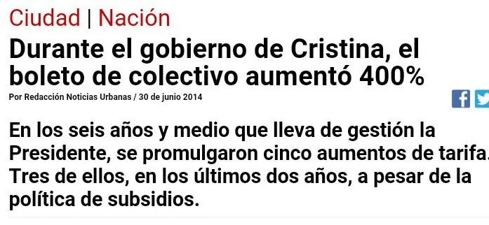 Hablemos de Tarifazos...