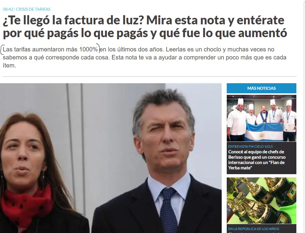 La generosidad de Vidal no tiene limites