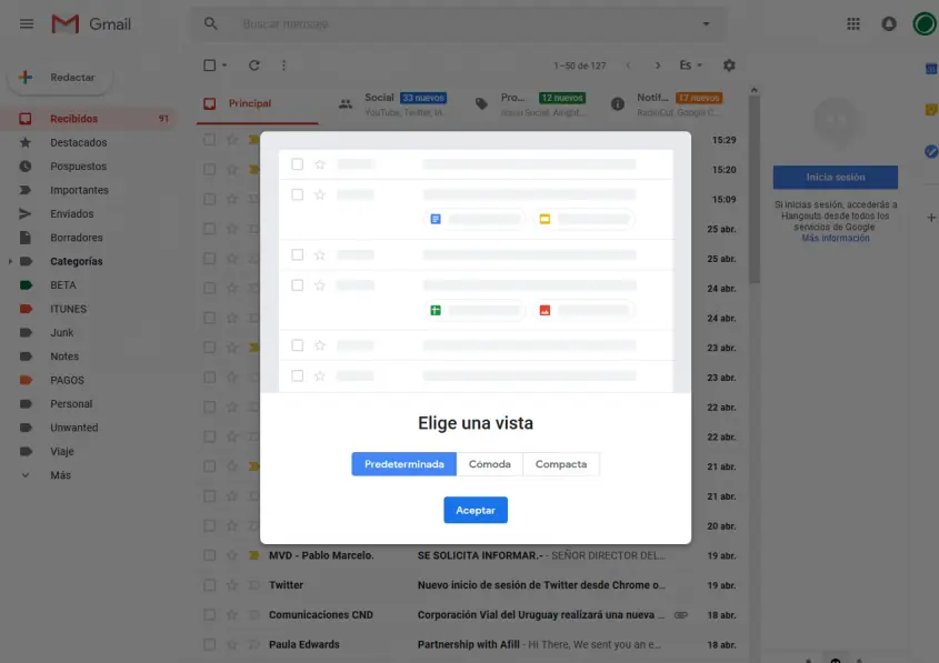Así es el nuevo Gmail y cómo puede activarlo