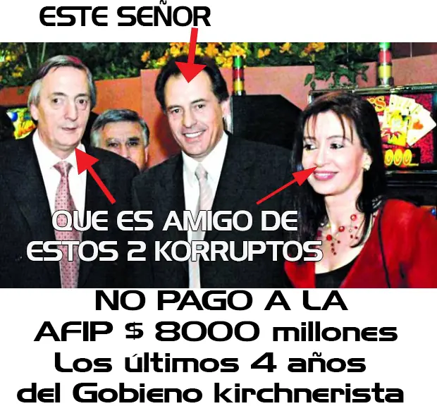 Cristóbal López velve a la carcel , Cristina Implicada