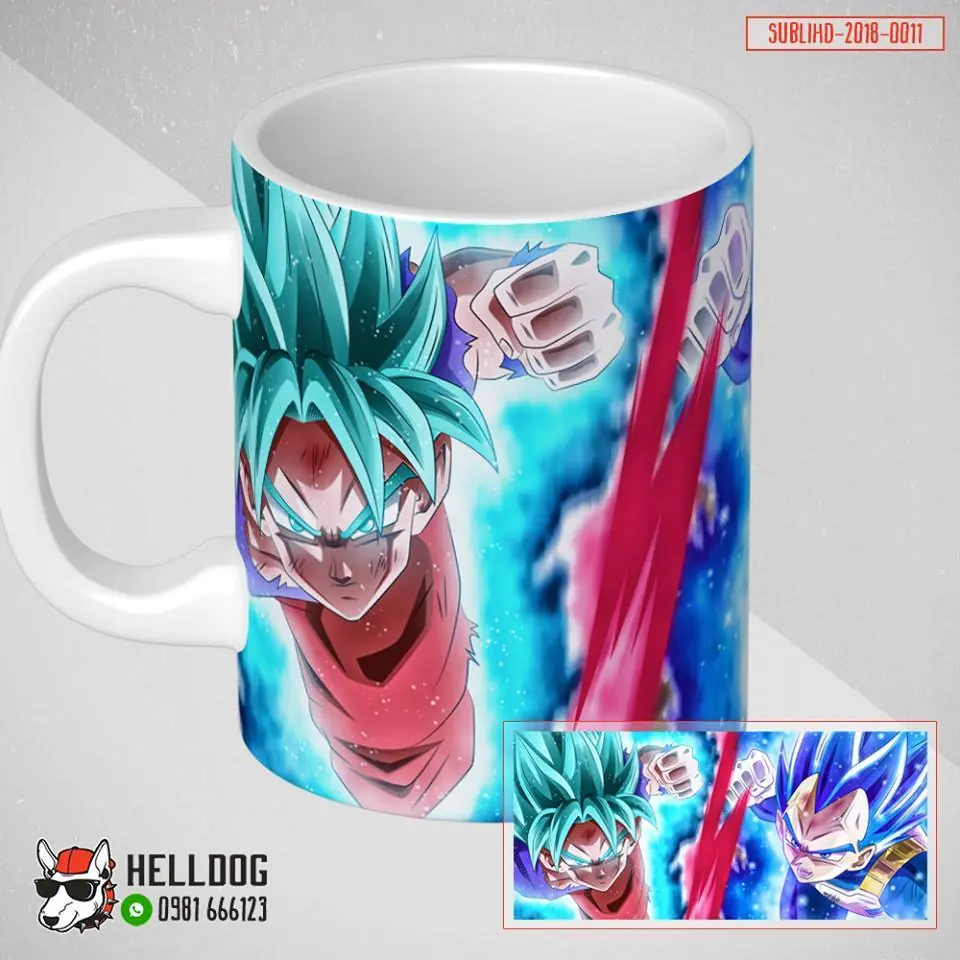 Tazas magicas 3D personajes de dragon ball