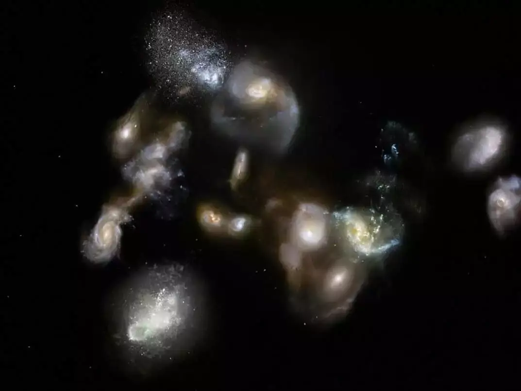 Los astrónomos están asombrados por la megafusión