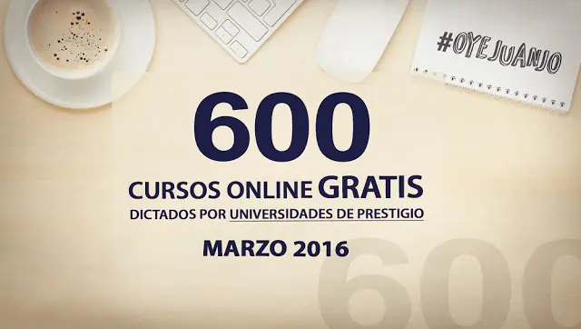 600 cursos universitarios gratis para marzo 2016