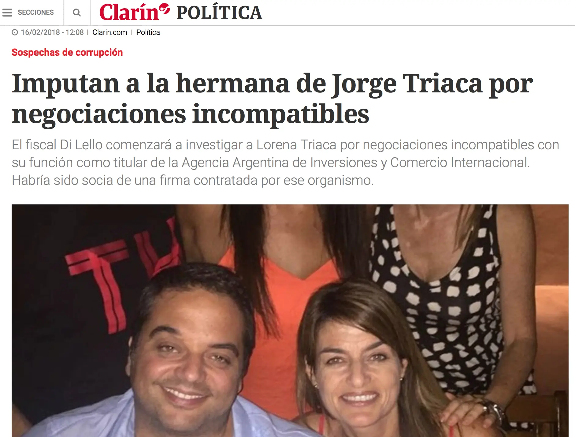 Hagamos top para que Triaca renuncie