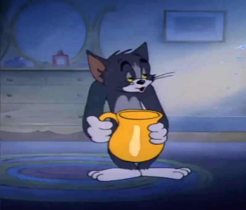 Fui a una juntada con Tom y Jerry y nos pusimos  re duraznos