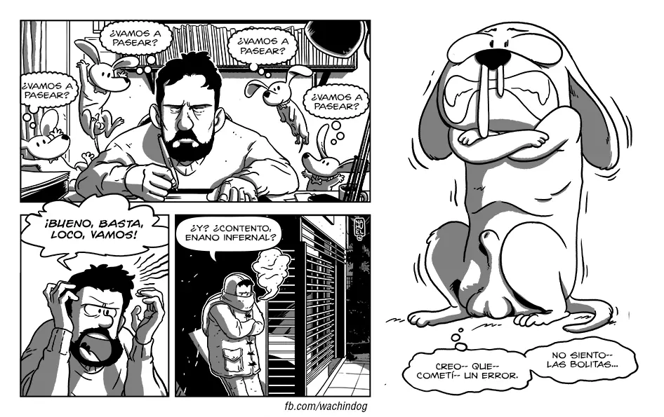 Corré, Wachín! Webcomic canino