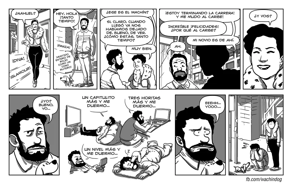 Corré, Wachín! Webcomic canino