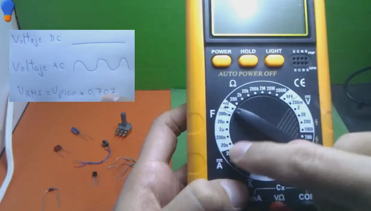Tutorial aprendiendo a usar el multimetro o tester!