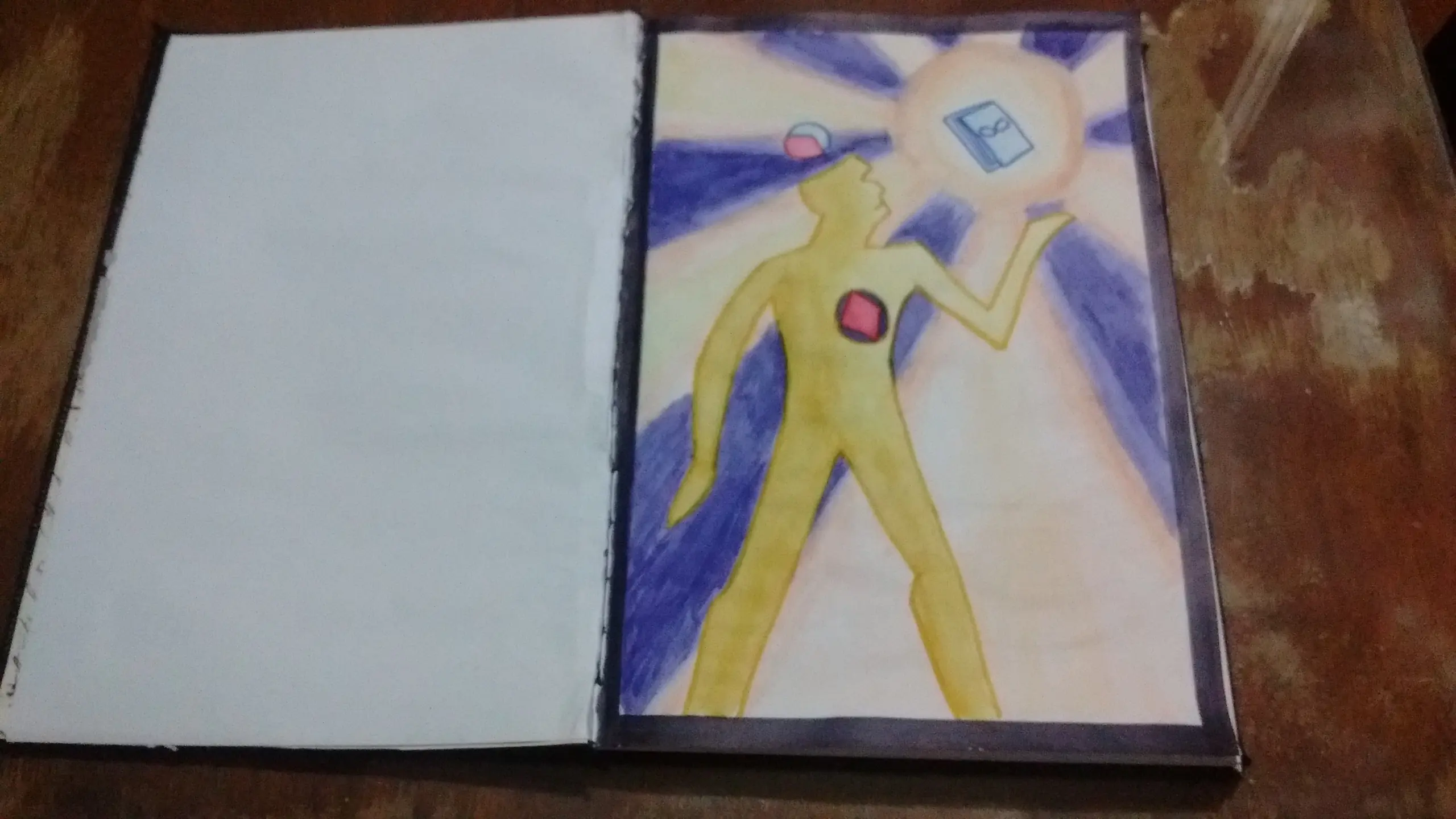 Me hice alto cuaderno de dibujo