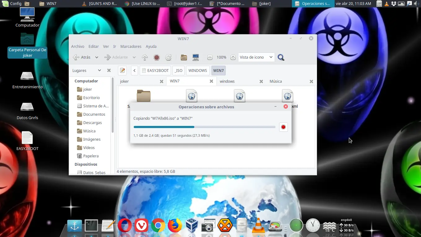 USB booteable desde la terminal (Linux) Multi SO