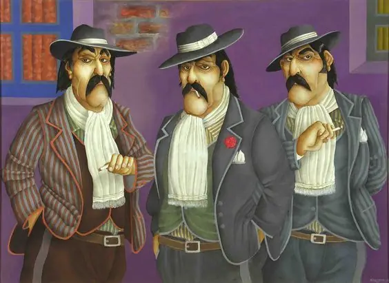 Las milongas de Carlos Ferreyra, arte impresionante.