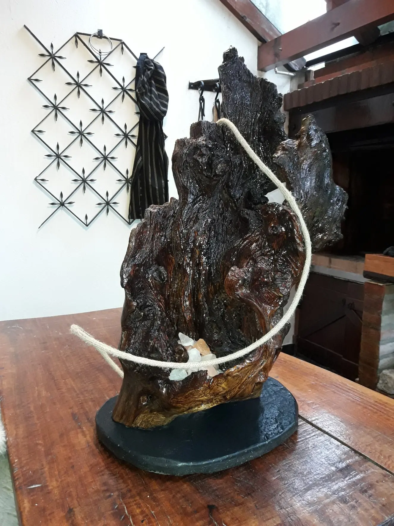 Enchufe de madera