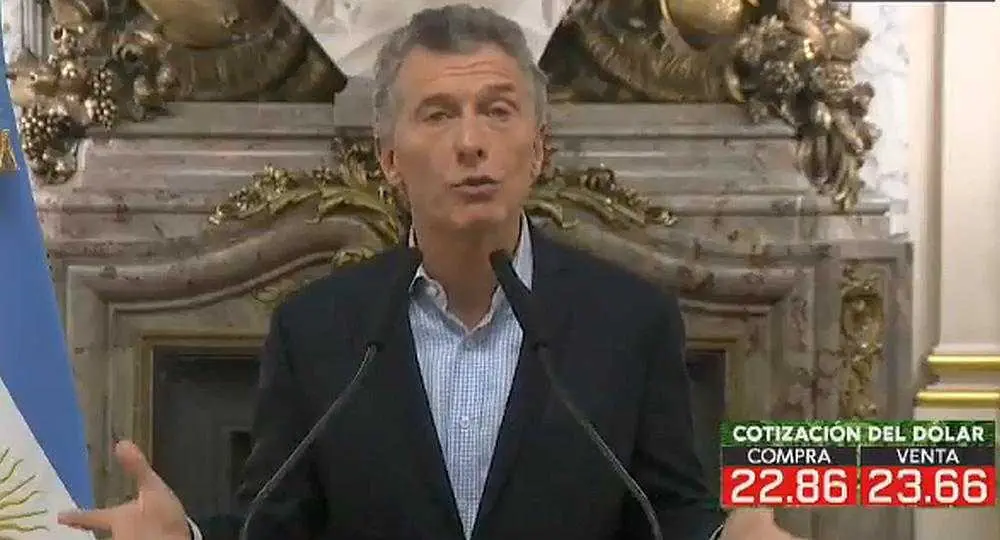 Macri pedirá ayuda al FMI igual que De la Rua