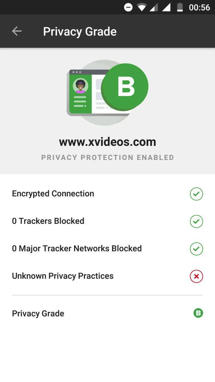 Ranking de privacidad según DuckDuckGo Browser, Taringa safó