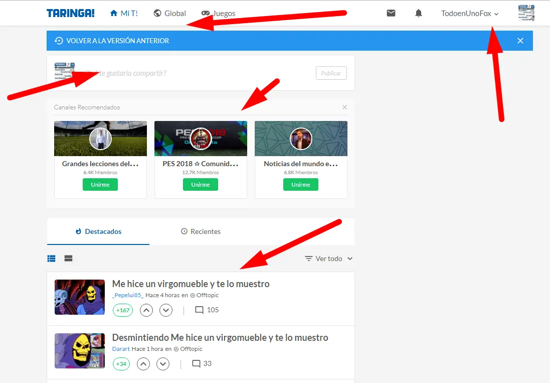 Linceando al nuevo Taringa! Vealo