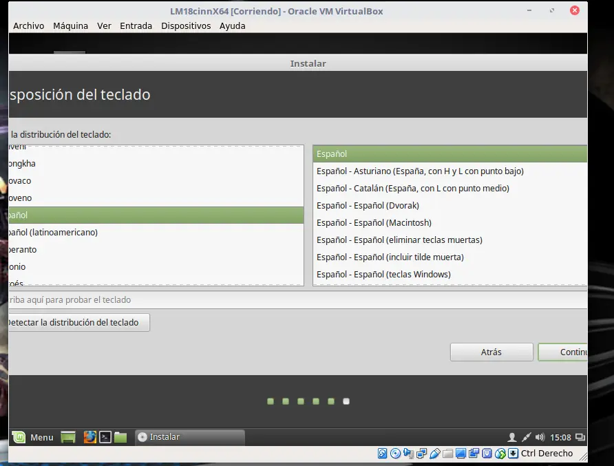 Instalación del Sistema Operativo en una máquina virtual