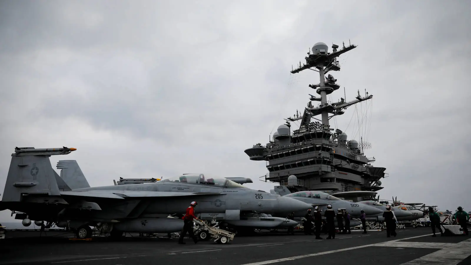 Así operan los cazas de la Armada de EEUU en Siria