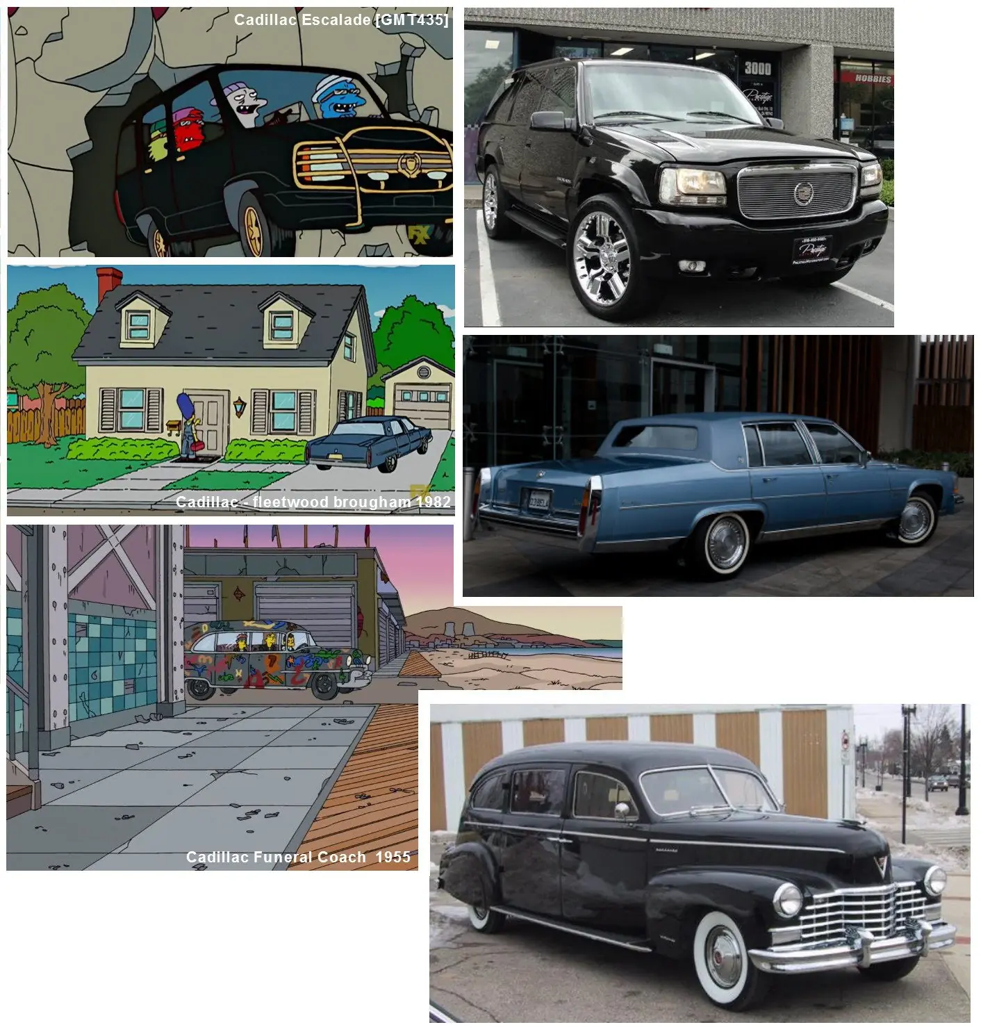 Los autos reales de Los Simpsons [megapost]