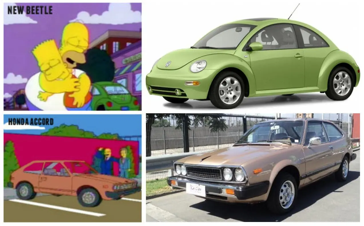 Los autos reales de Los Simpsons [megapost]