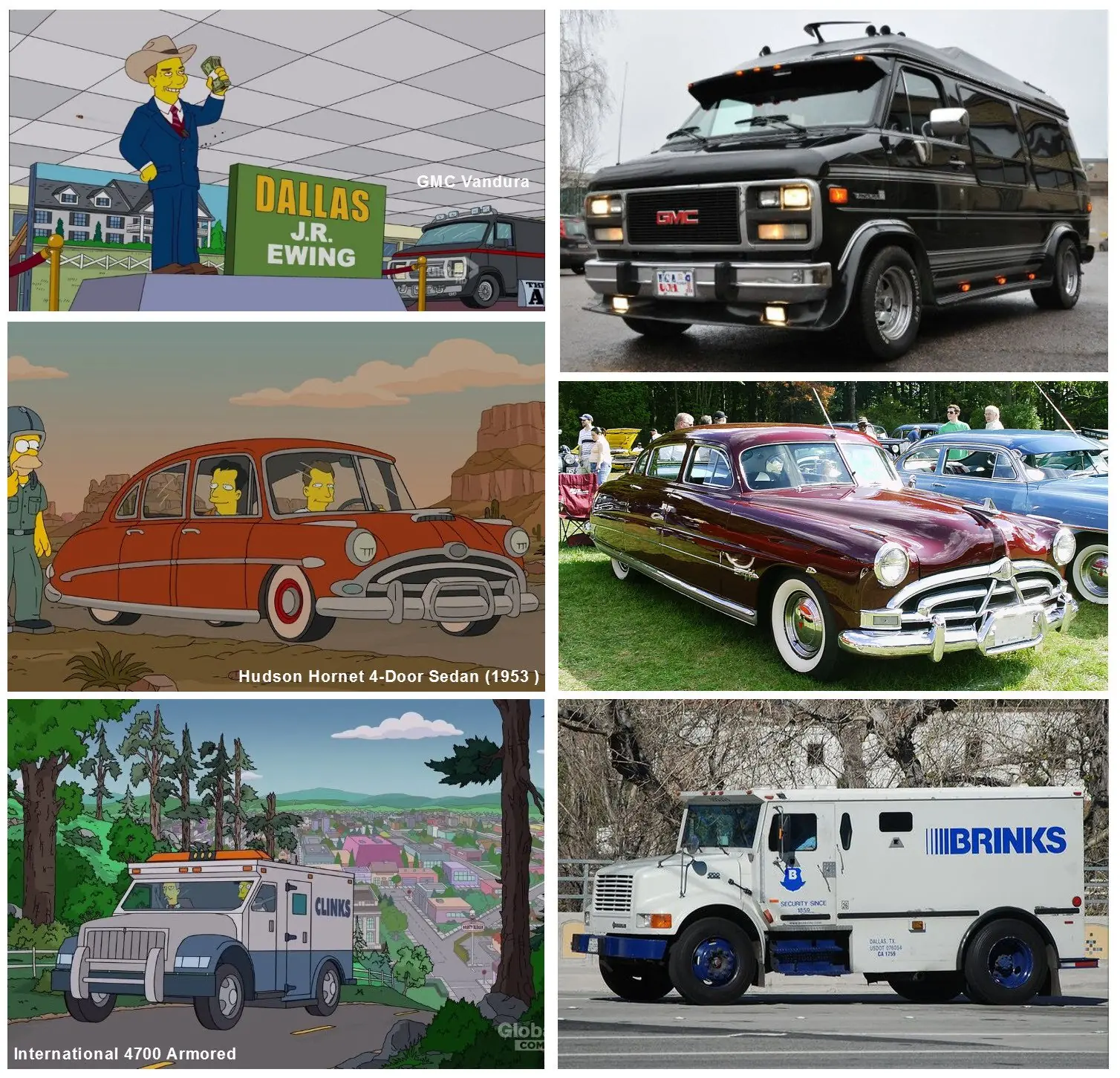 Los autos reales de Los Simpsons [megapost]