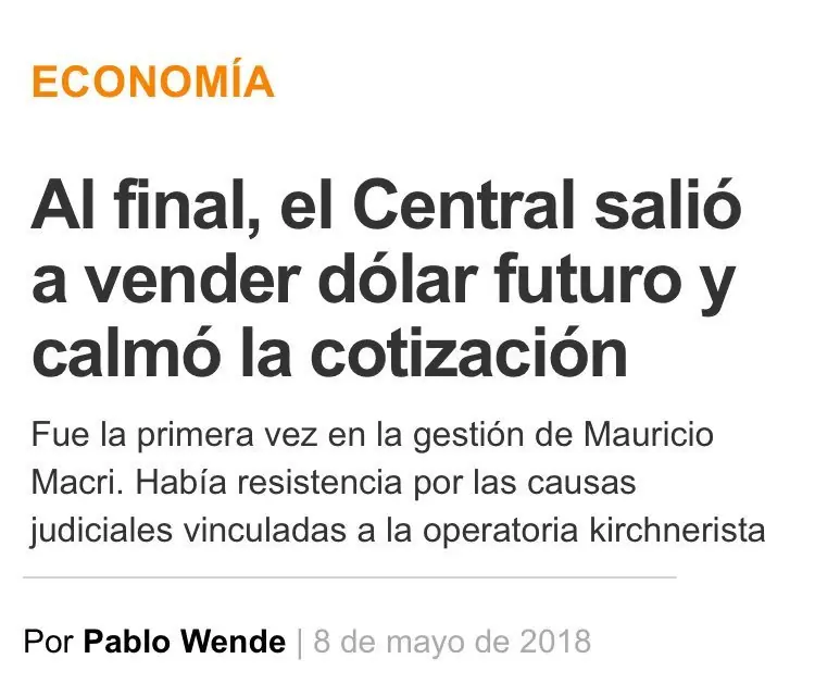 Dolar futuro