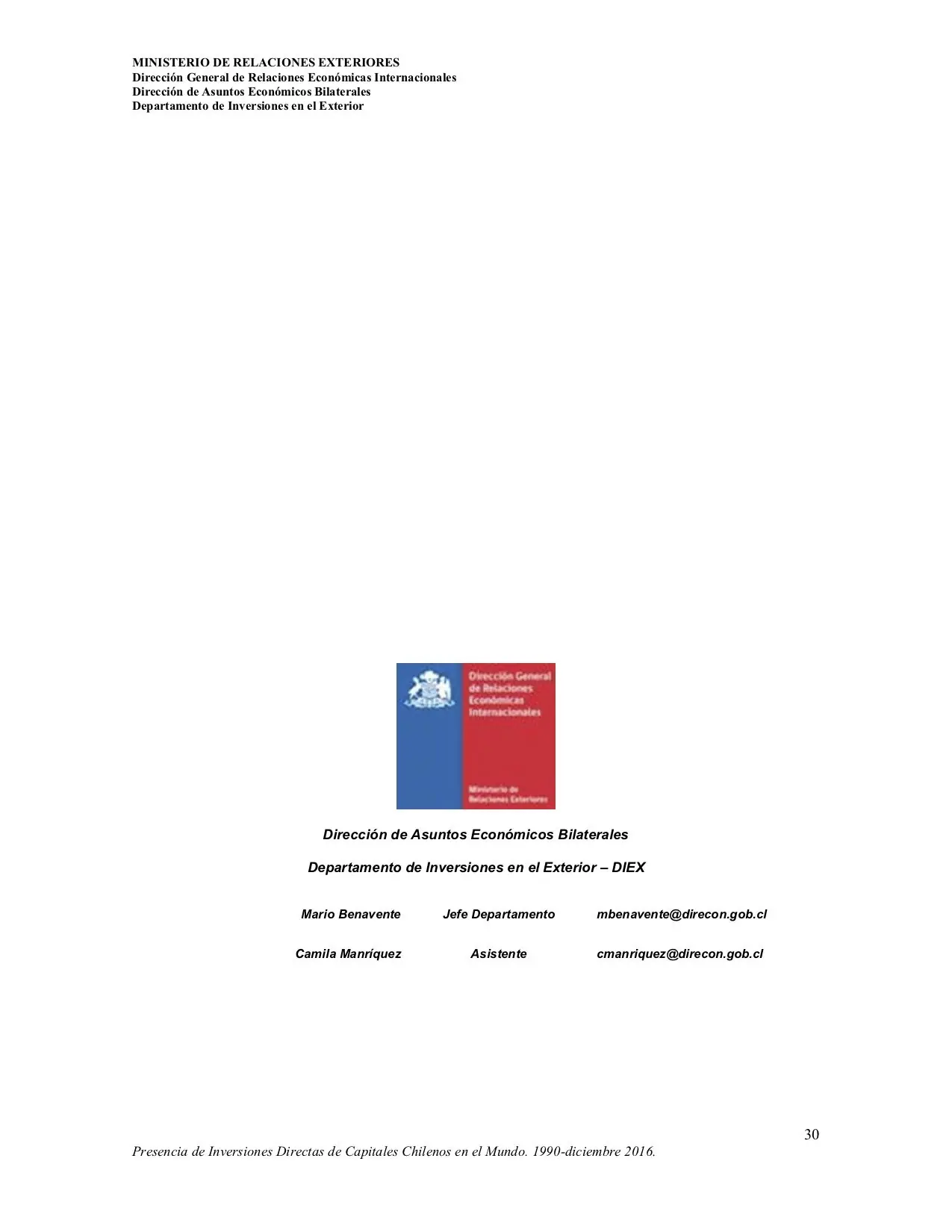 [Chile] Se cae la mentira inversiones, exportaciones, desar