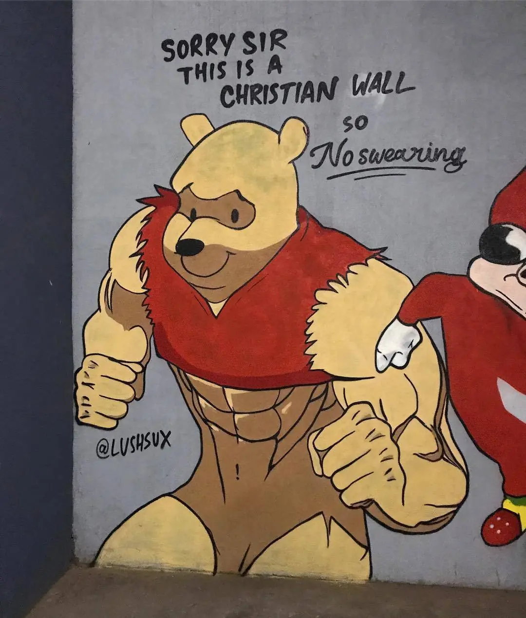 Lushsux: arte callejero,anime y memes