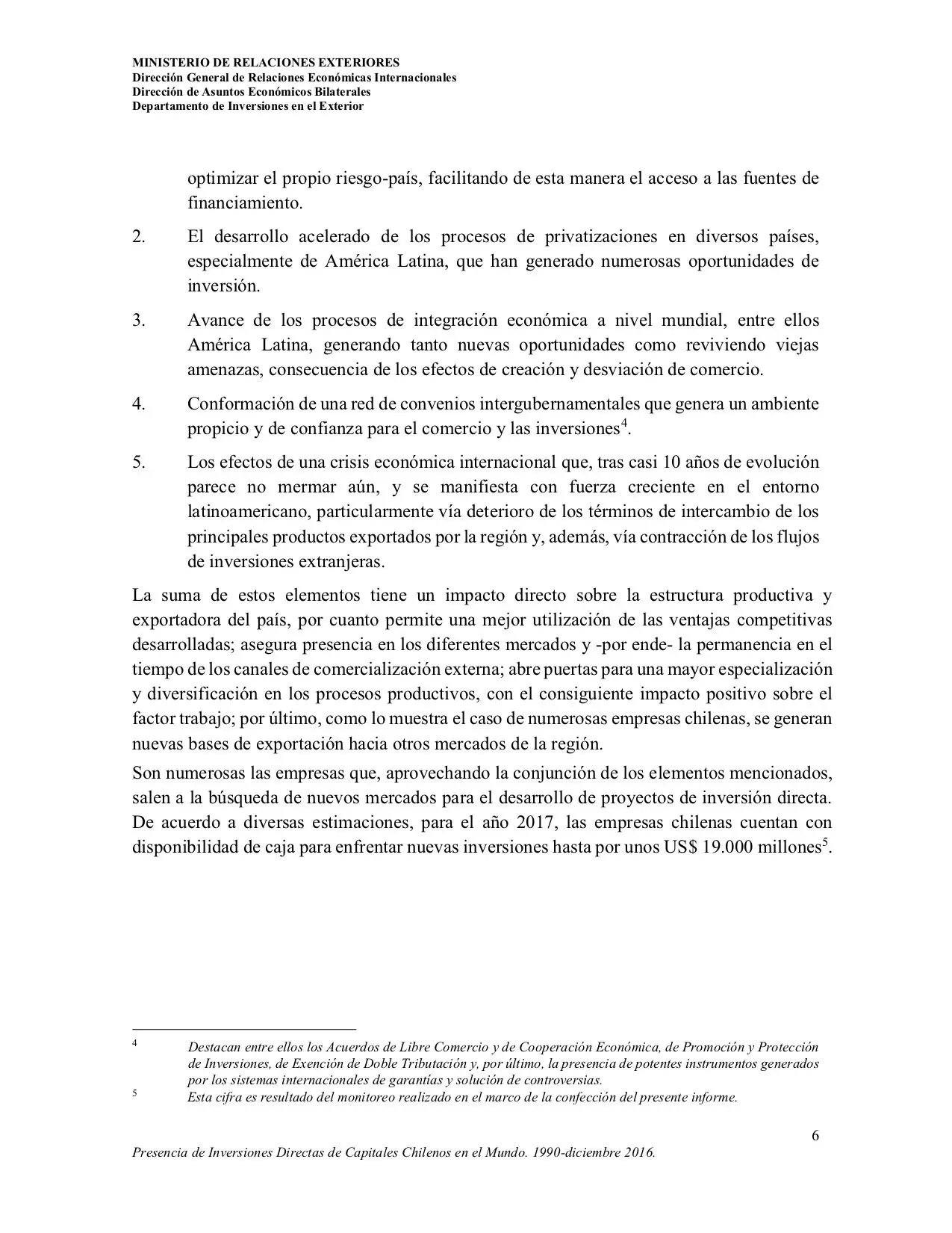 Inversiones IED Sudamericanas