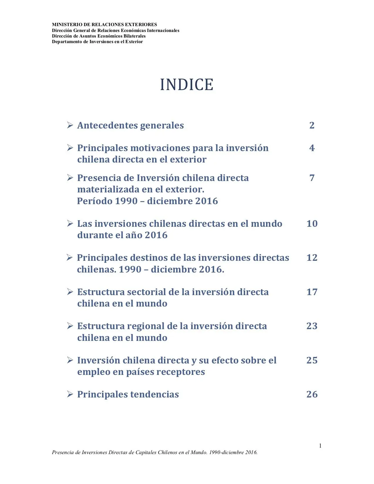 Inversiones IED Sudamericanas