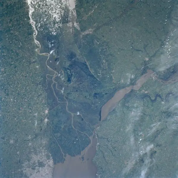 Evolución del delta del río Paraná