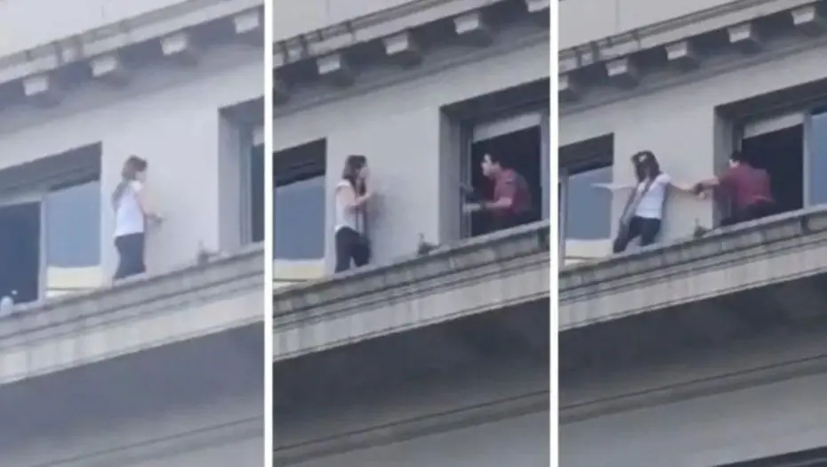 Video: Rescate en Palermo: Joven queria suicidarse