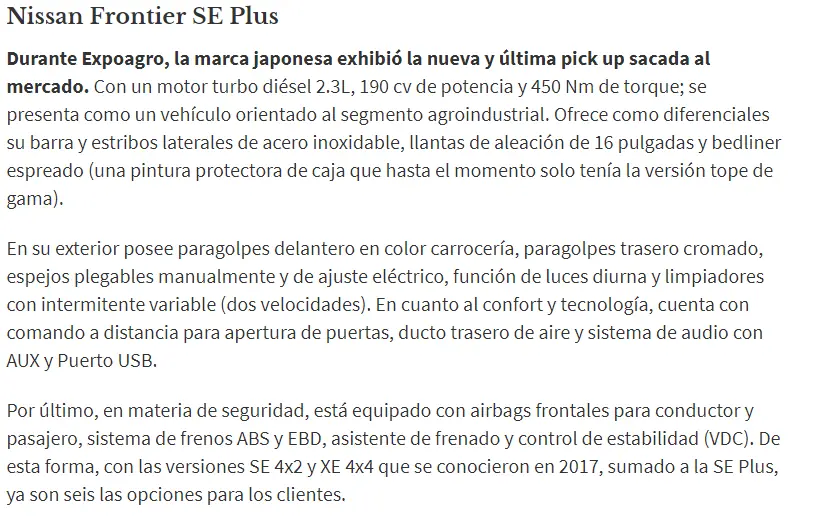 Las pick ups que elige el campo: marcas y modelos