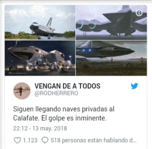 Calafate: el falso mensaje de los trolls macristas