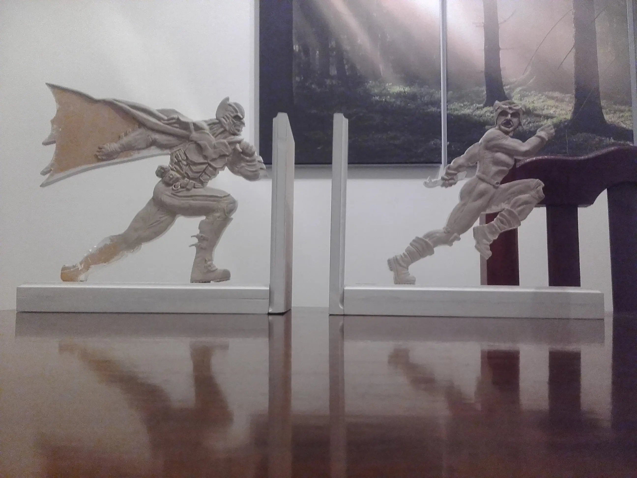 Hice un apoyalibros de Batman + yapa
