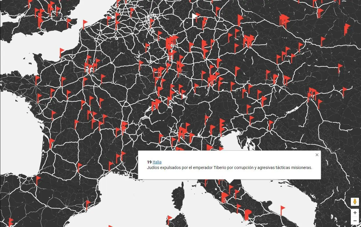 Crean el primer mapa judíos expulsados en la historia