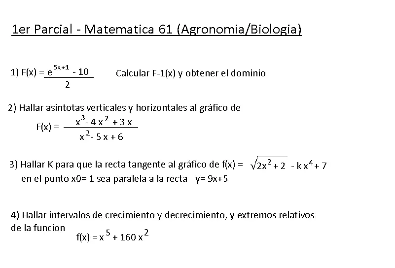 Primer parcial de la UBA