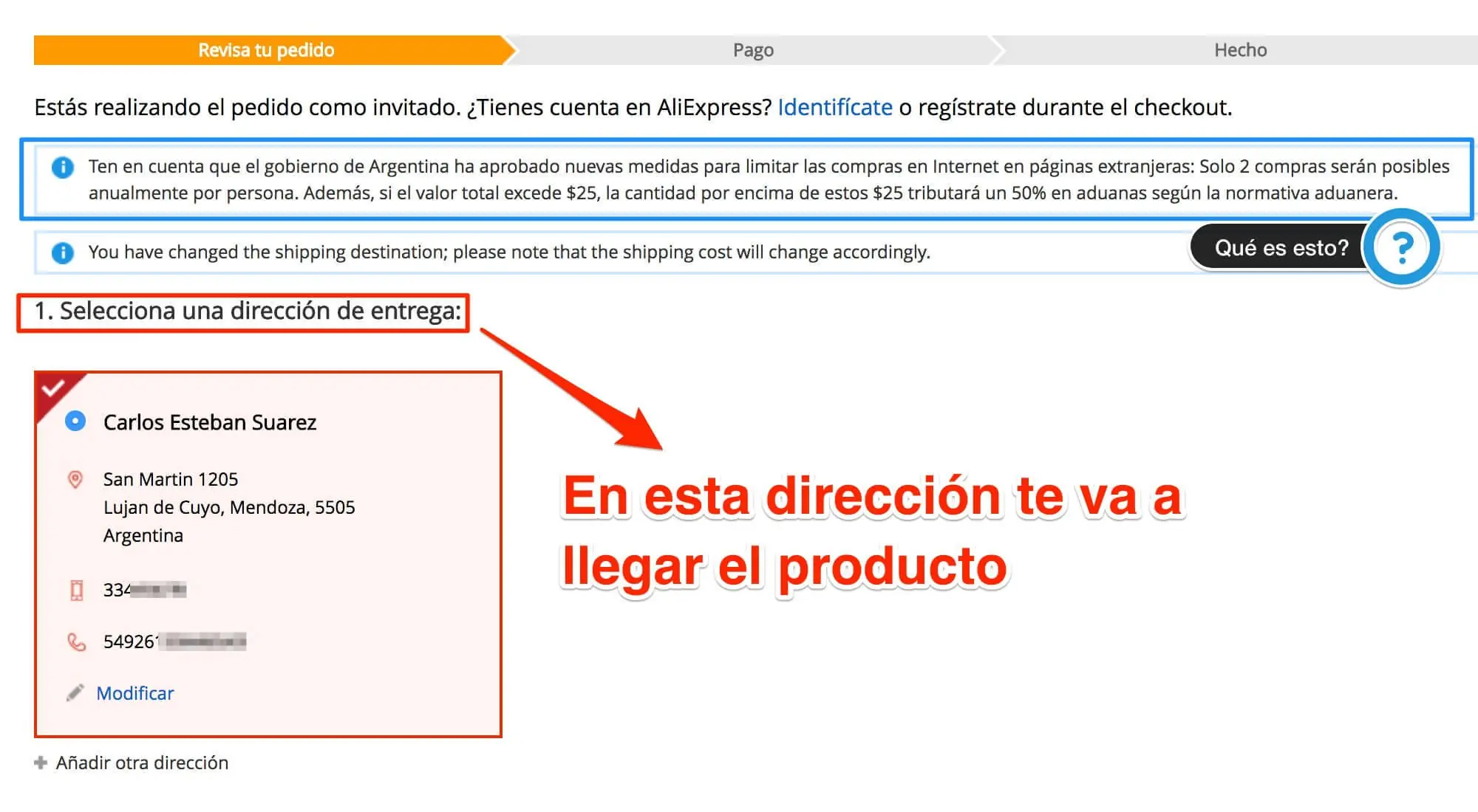 Como Comprar en Aliexpress Argentina 2018 + Exp [megapost]