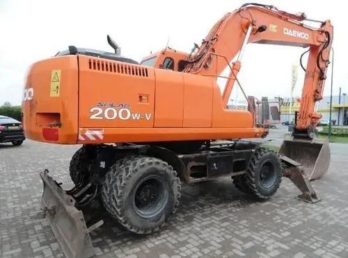 Doosan Daewoo Solar 200w-v Excavator Service Manual