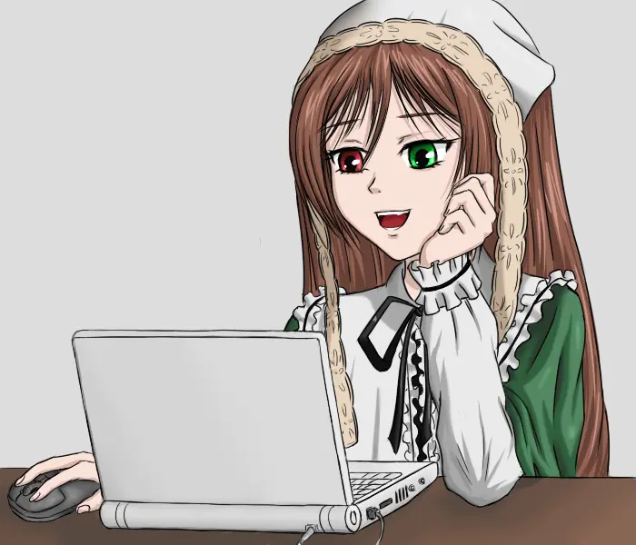 Dibuje a desu y te lo tromues
