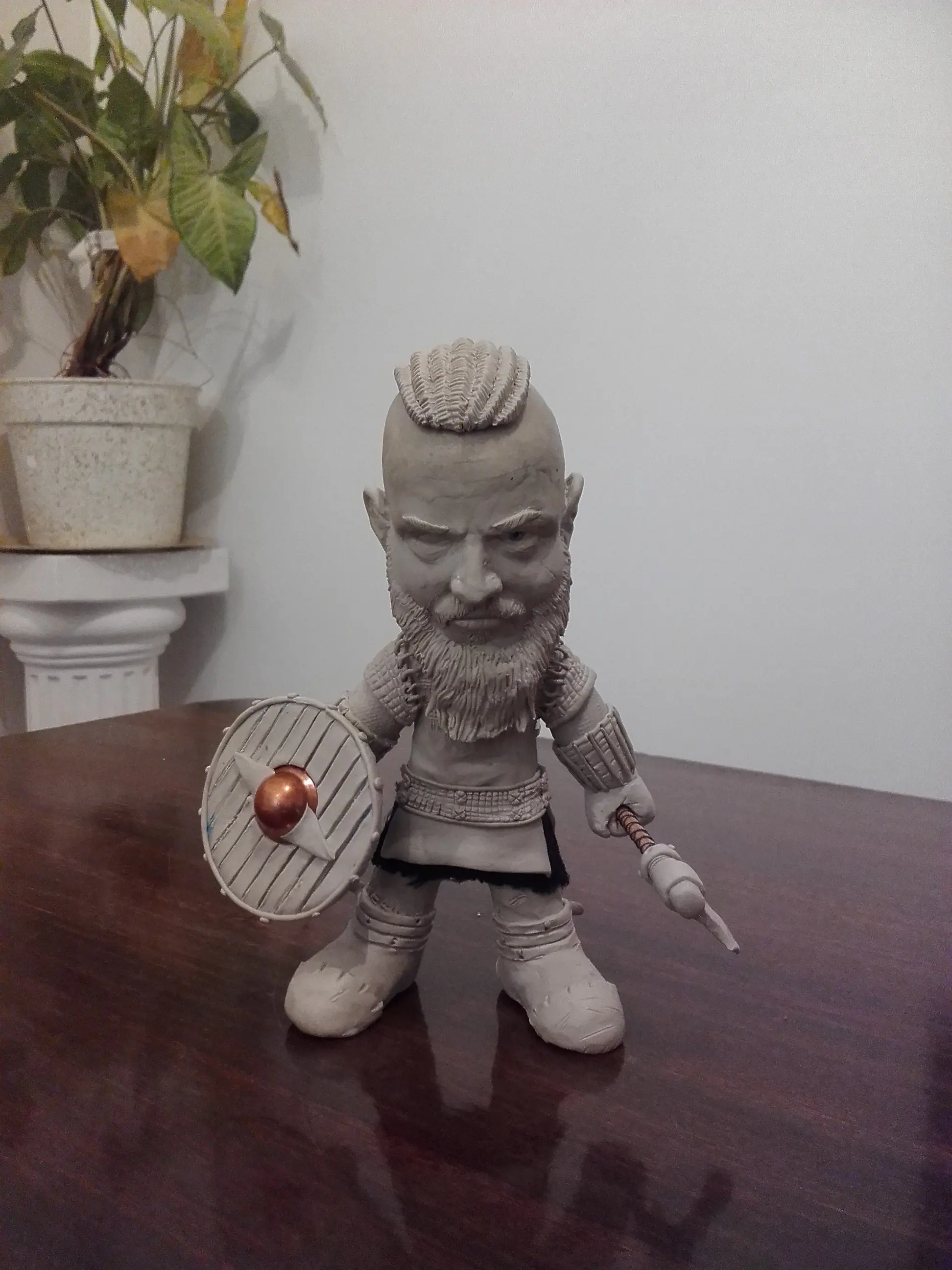 Hice un Mini Ragnar de Vikings, bien taringuero.