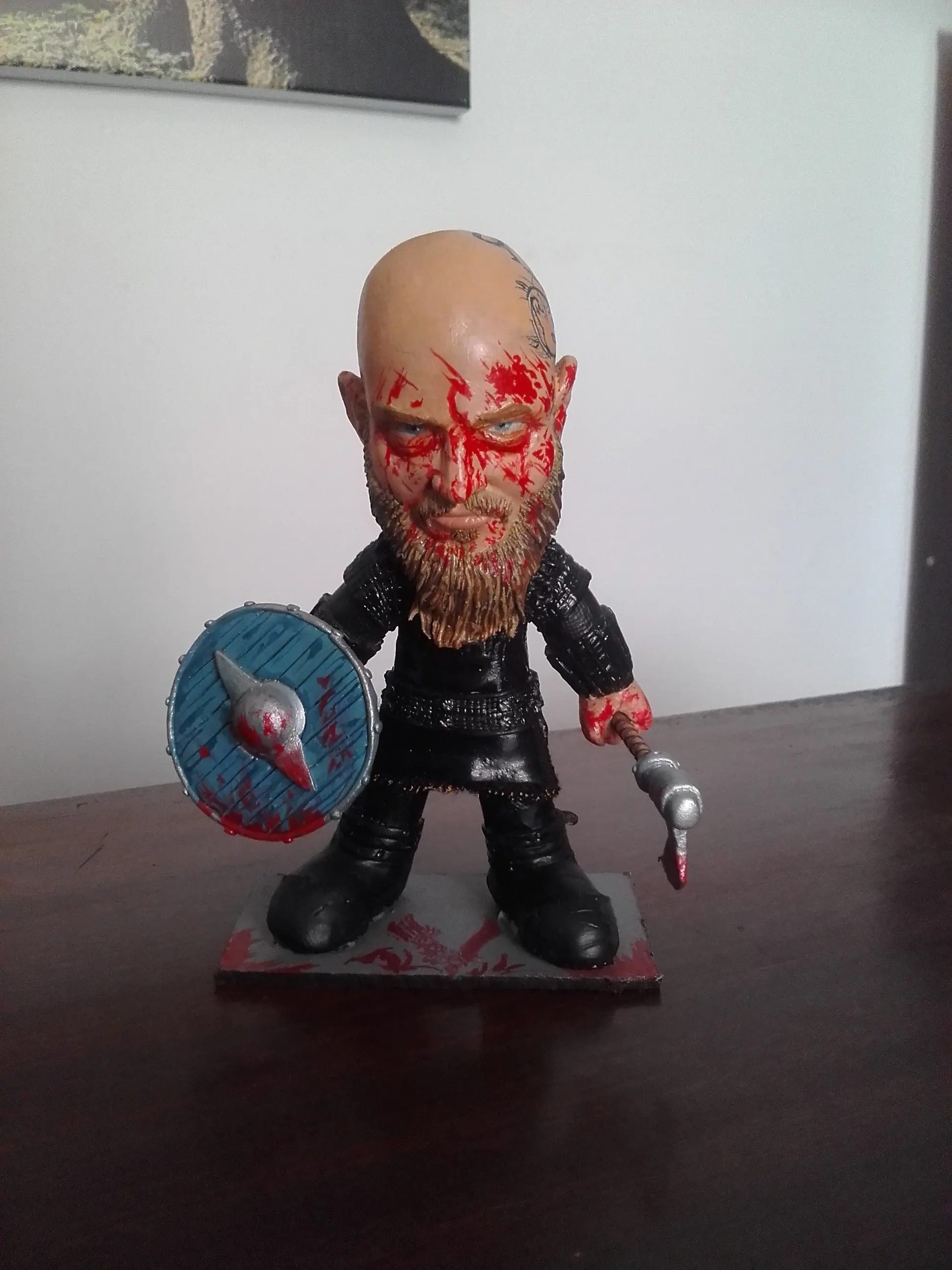 Hice un Mini Ragnar de Vikings, bien taringuero.