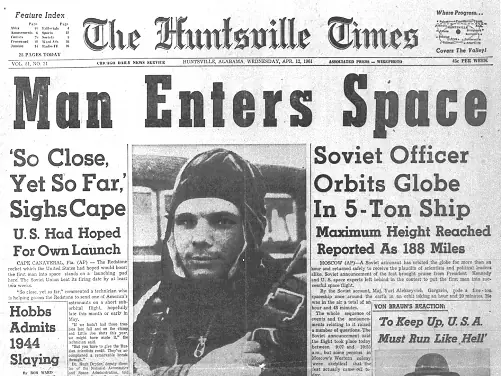 Viajes espaciales: Gagarin en el espacio
