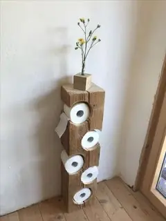 ¡Ideas practicas para organizar el papel higiénico!
