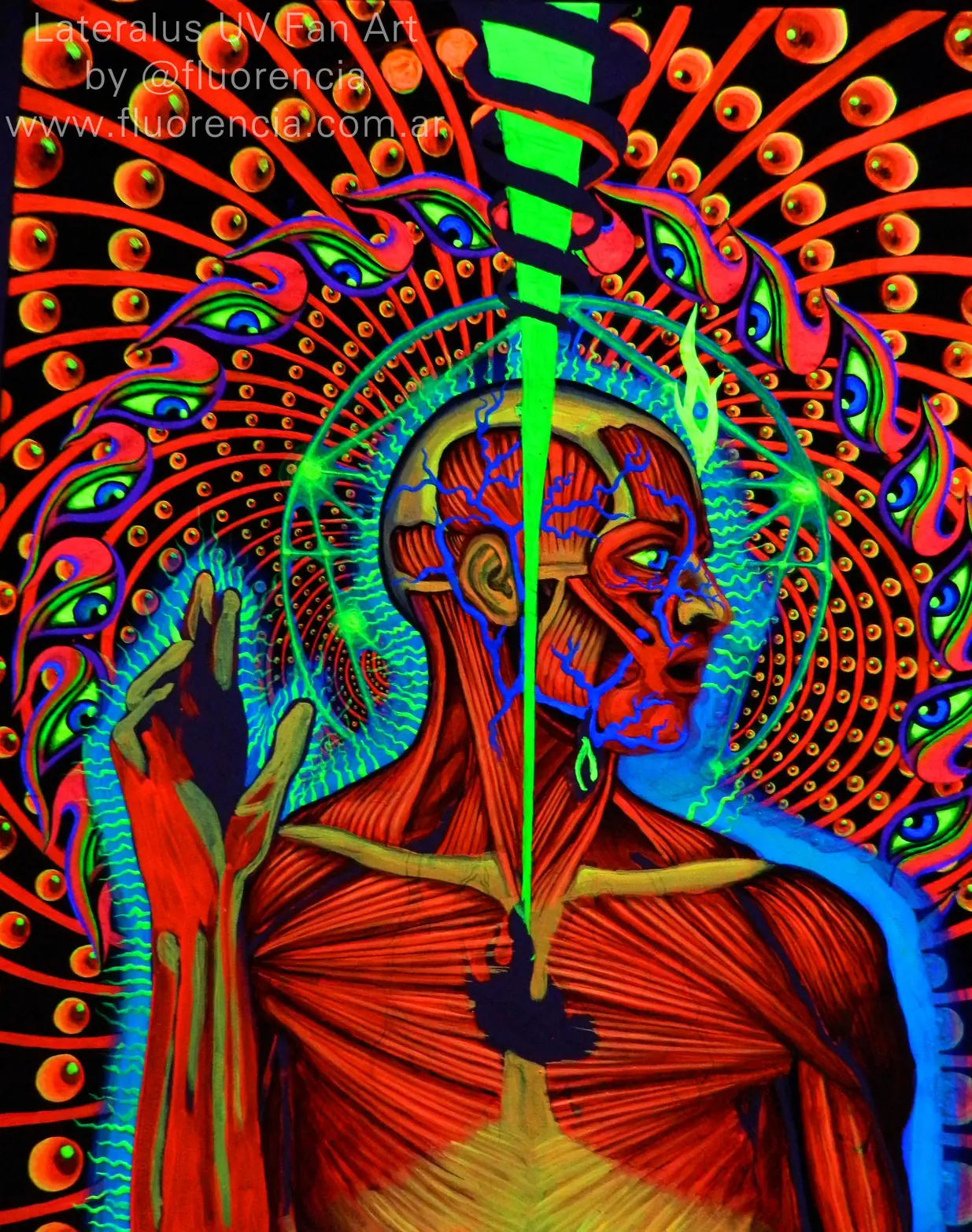 pintura fluorescente