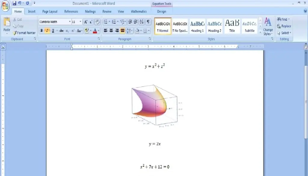 Microsoft Mathematics 4.0 + Add-In for Word & OneNote
